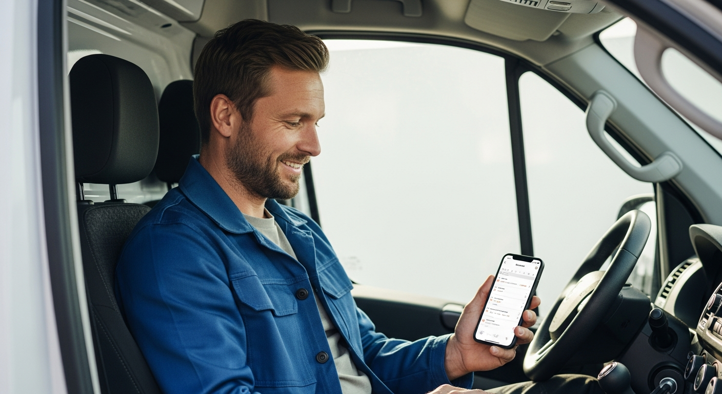 Håndværker med styr på kalenderen